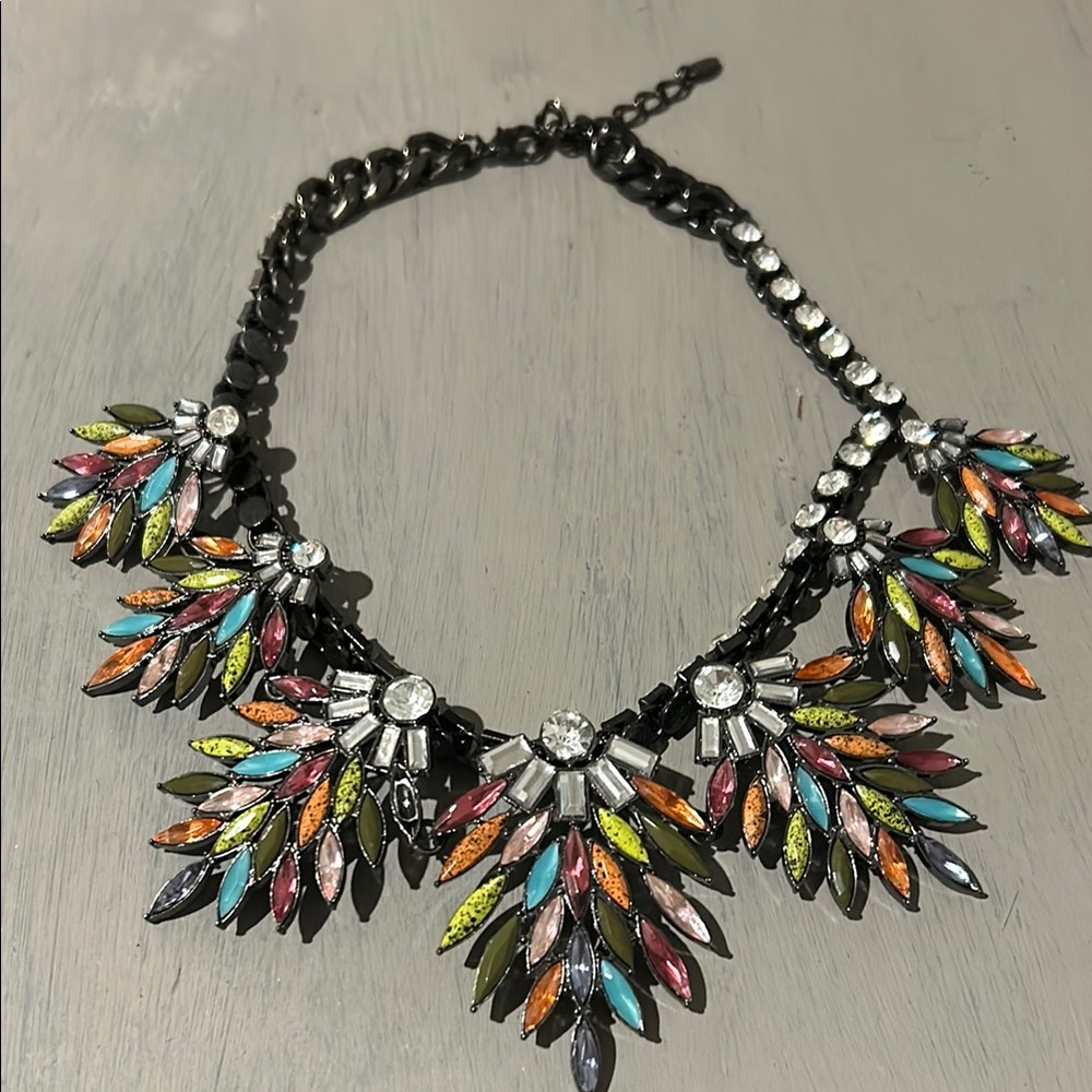 Zara Multicolor Statement Necklace
